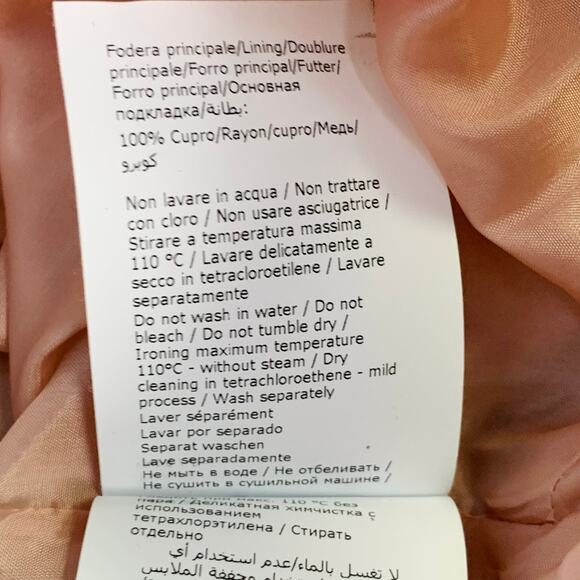 ALBERTA FERRETTI 8 Pink Multi Color Polyester Blend Puffy Sleeve Floral Dress - Picture 10 of 10